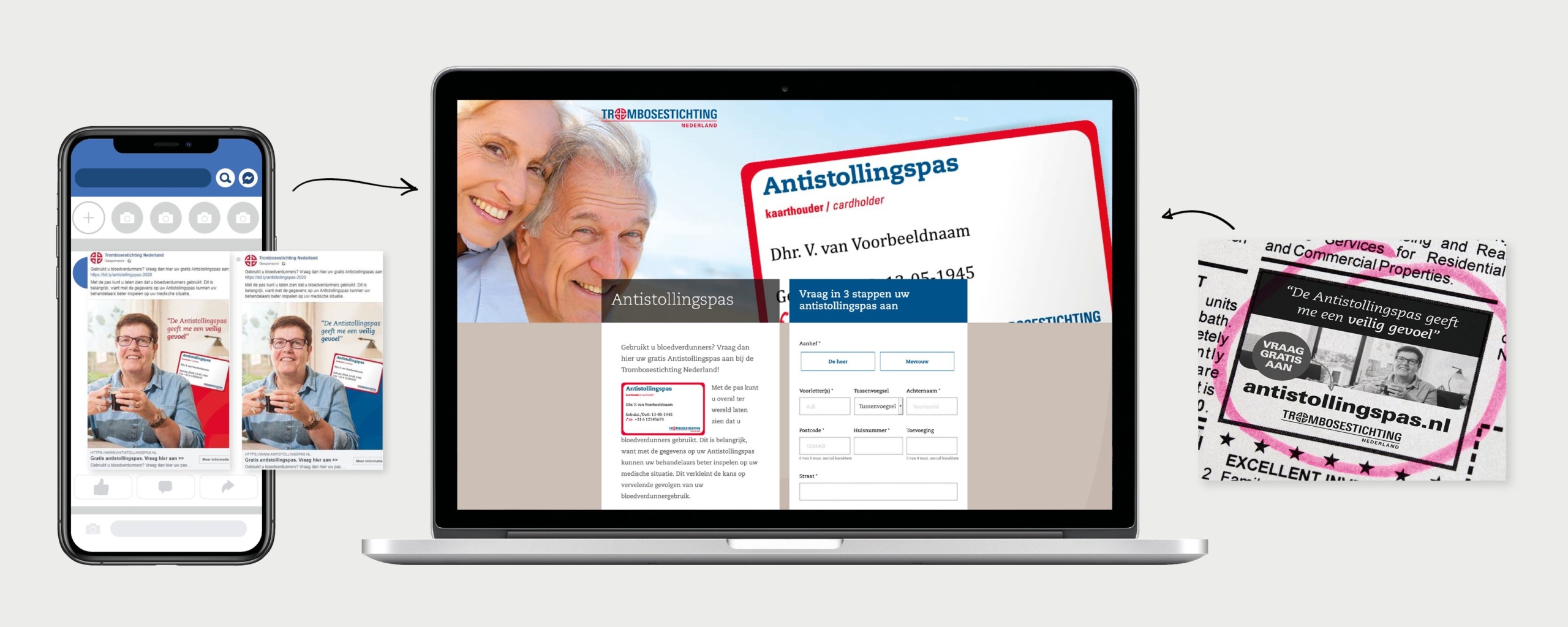 Trombosestichting antistollingspas-campagne