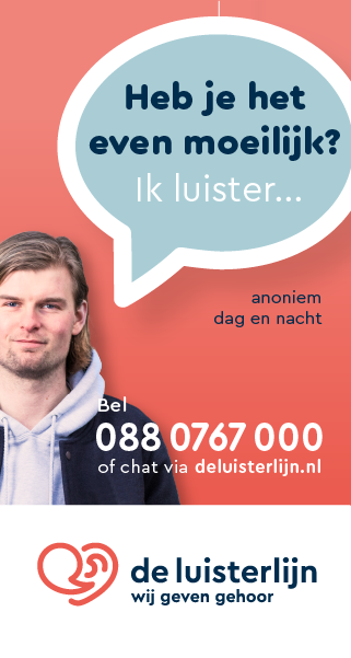 Stopperadvertentiecampagne voor de luisterlijn