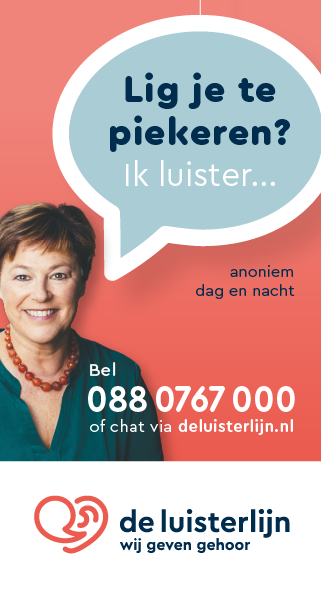 Stopperadvertentiecampagne voor de luisterlijn