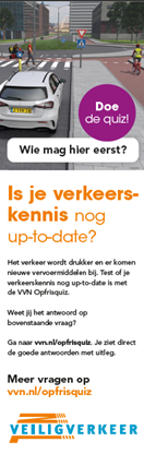 Stopperadvertentiecampagne voor Veilig Verkeer Nederland
