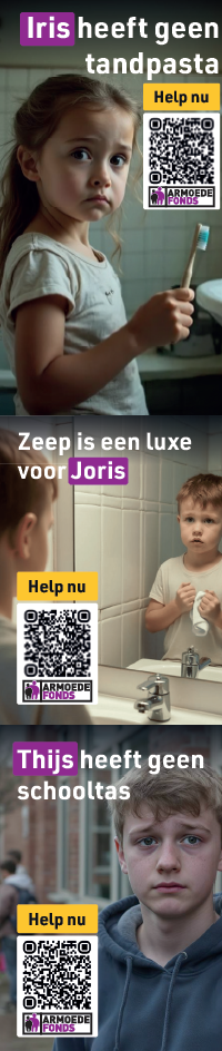 Stopperadvertentiecampagne voor stichting Armoedefonds