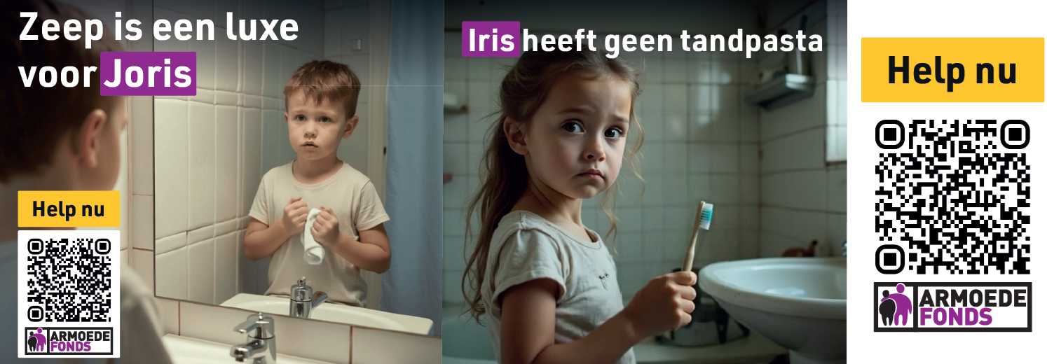 Stopperadvertentiecampagne voor stichting Armoedefonds