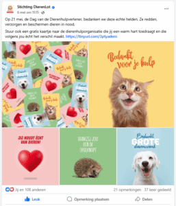 Workshop en brainstorm online leadgeneratie voor Stichting DierenLot
